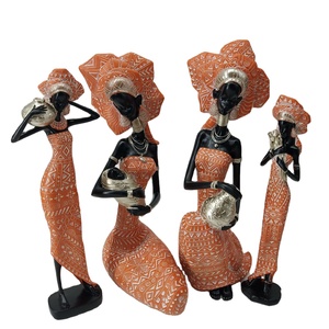 Figurita de resina de arte africano americano al por mayor - Product Image 2