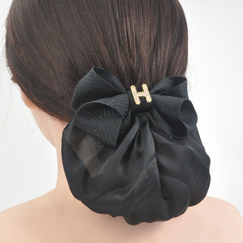 Lot De 8 Filets à Cheveux Pour Chignon - Noir - Pour Danse, Infirmières Et Usage Professionnel