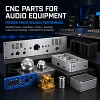 Pièces CNC de précision pour équipement audio Usinage sur mesure Composants de haute précision Fabrication OEM