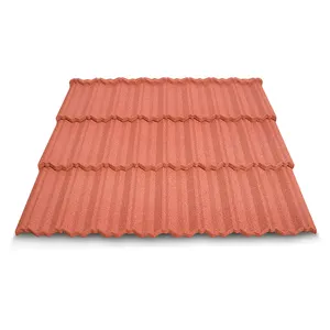 Corrugated Galvanized Lightweight Roofing in india Anti Fade Sound Proof 50 Years Warranty Color Stone Coated Metal Roof Tiles