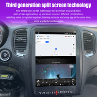 256GB Android 12 Auto Radio Stéréo Récepteur GPS Navigation Sans Fil CarPlay pour Lecteur DSP 1 An pour Dodge Durango 2011-2020