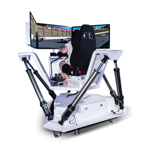 Simulateur de réalité virtuelle de course automobile avec plateforme de mouvement à 6 degrés de <span class=keywords><strong>liberté</strong></span>, 3 écrans intérieurs, machine de jeu en métal, divertissement éducatif - Product Image 4