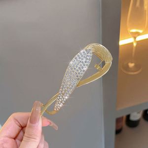 Pinza de pelo con perlas y diamantes de imitación, diseño de rana retorcida, para la parte trasera de la cabeza, horquilla, clip para cola de caballo, pasadores, pinzas para el pelo - Product Image 5