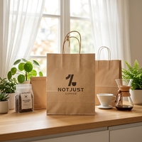 Sacs en papier kraft de qualité alimentaire résistants avec impression personnalisée, sacs à pain en papier écologiques et sacs de livraison pour restaurants