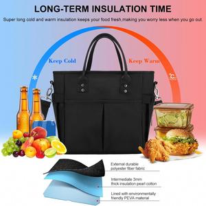 Lunch Bag Women for Work Insulated Thermal Lunch Box for Men with Wide Open Pocket Reusable Leakproof Cooler Bags - Product Image 4