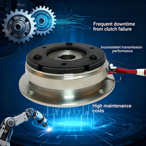 Tianji CE-gecertificeerde 24V instelbare koppel stalen elektromagnetische koppelingsschijfrem op maat gemaakte Dly0-serie micro-elektromagnetisch - Product Image 1