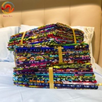 Tissu imprimé africain, tissu wax africain, motif double face, 100% polyester, tissu textile imprimé