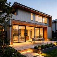 Casa Prefabricada de Lujo Moderna con Estructura de Acero Ligero y Garantía de 5 Años - Solución de Vivienda Personalizada con Soporte de Ingeniería