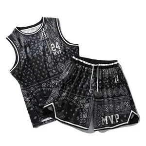 男子篮球球衣套装定制团队时尚两件升华OEM