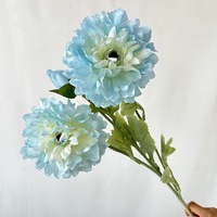 NINI Fleurs de pivoine artificielles en soie faites à la main avec bords brûlés, centre de table, style guirlande, respectueuses de l'environnement, pour mariage et remise de diplôme