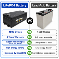 Paquete de Baterías Prismáticas LFP de 51.2V 65Ah 105Ah 150Ah, Disponibles en Stock, Batería de Litio de 48 Voltios para Transporte en Resorts, Patrullaje y Mantenimiento