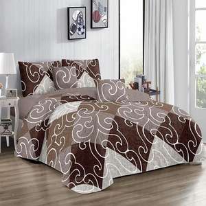 Colchas <span class=keywords><strong>de</strong></span> tamaño King para cama, juego <span class=keywords><strong>de</strong></span> edredón <span class=keywords><strong>de</strong></span> microfibra suave, ligero y estampado, venta al por mayor - Product Image 6