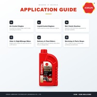 Huile moteur pour moto JORUN CRYSTAL 100 4T API SF Hydrocracked, vente en gros, directement de l'usine, étiquette privée OEM 1L