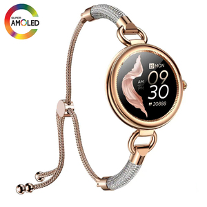 Montre connectée Definite W11, écran AMOLED 1,19 pouces, IP68, batterie 185 mAh, fréquence cardiaque, cycle menstruel féminin, compatible iOS et Android, vert - Product Image 2