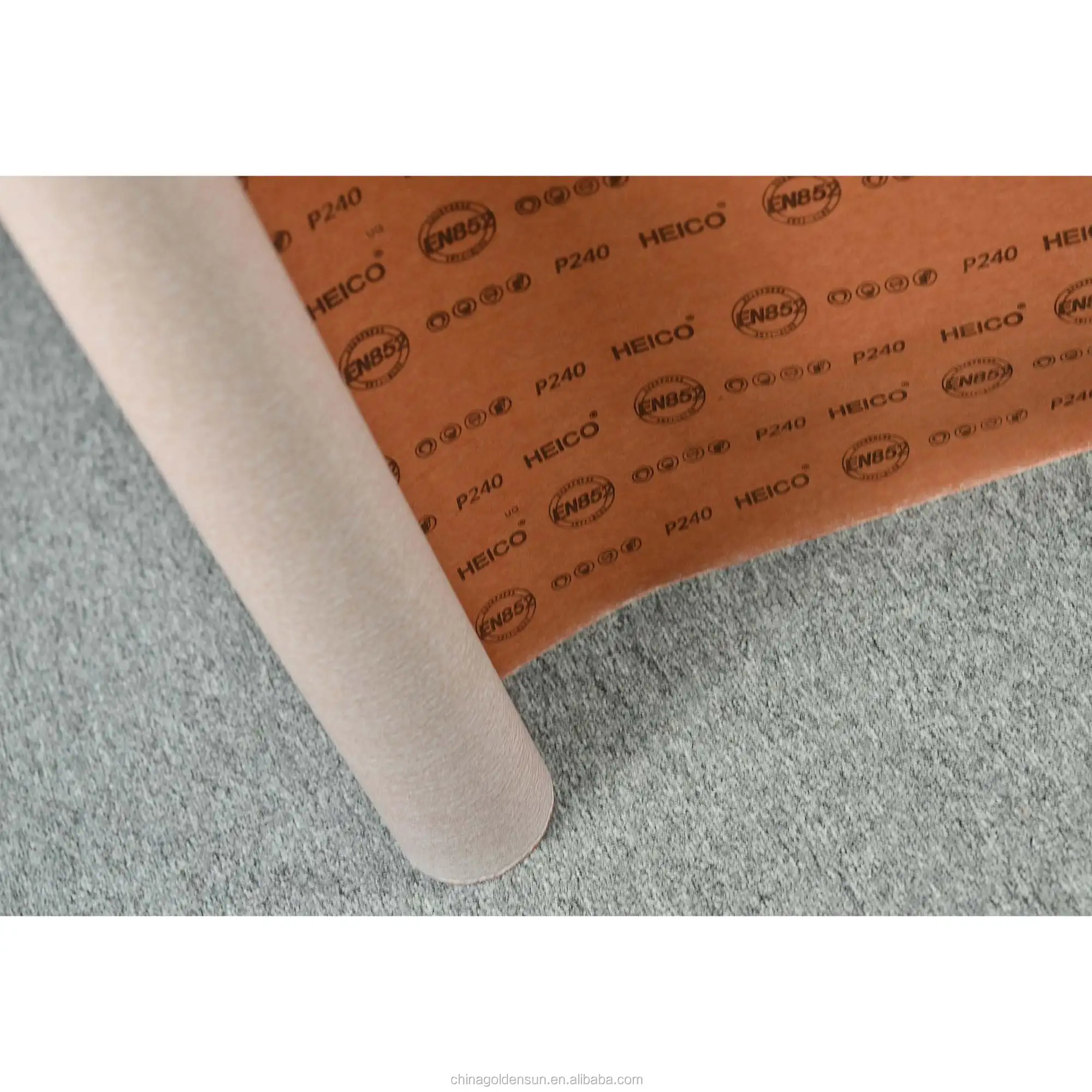 EN852 dry coated abrasive paper roll aluminum oxide latex paper wood sanding furniture polishing