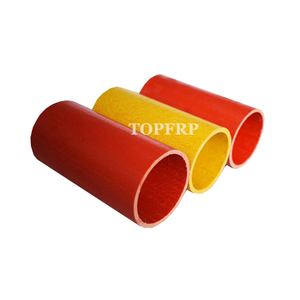 Tubo de Fibra de Vidrio de Buena Calidad, 15mm 20mm, FRP GRP, Tubo Redondo Hueco Pultruido para Puentes - Product Image 1
