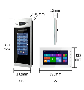 Tuya Smart 10.1 Video Door <strong>Phone</strong> 7" Touch IPS <strong>Intercom</strong> WDR Night Vision 1080P HD Weatherproof Multi-Unit Access Control 18 - Product Image 5