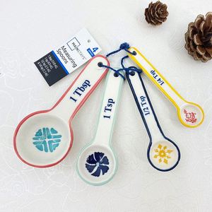 6-Piece Ceramic Measuring Spoon Set White - Product Image 2