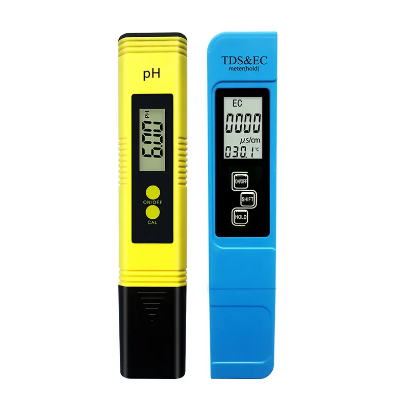 Medidor Digital de pH y TDS Combo Medidor de pH de alta precisión TDS EC Tester Calidad del agua pH EC Tester para acuario RO System Lab