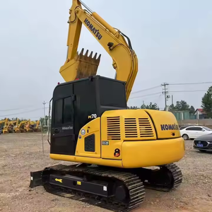 Komatsu d'occasion de qualité supérieure, 7 tonnes, pelleteuse sur chenilles PC70 d'occasion avec moteur central et moteur - Product Image 3