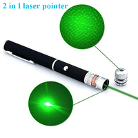 Jouet pour chat avec étoiles laser vertes, lampe torche laser, stylo laser rouge bleu vert, pointeurs laser pour chats et chiens, jouets interactifs, pointeur laser vert