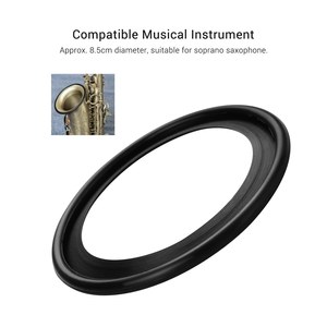 Amortisseur de Saxophone professionnel avec anneau silencieux, anneau de protection léger pour Soprano/Tenor/<span class=keywords><strong>Alto</strong></span>, <span class=keywords><strong>trompette</strong></span> - Product Image 2