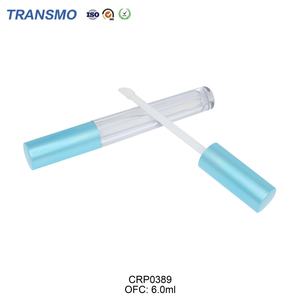 Tube de brillant à lèvres bleu personnalisé de 6 ml avec bouchon à vis, derniers tubes de brillant à lèvres transparents mignons pour le soin de la peau et le blush de 5 ml avec logo personnalisé - Product Image 6