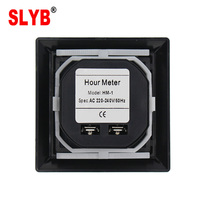 Compteur d'heures SLYB AC220V-AC240V HM-1 avec précision 0,01 noir et blanc 50/60Hz 0-99,999,99 heures -10~50