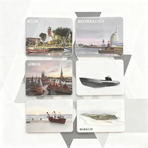 Imanes de Refrigerador de Metal y Hojalata al por Mayor, Diseños Personalizados, Imanes Decorativos Creativos de Aluminio para Refrigerador, Recuerdos Turísticos - Product Image 2