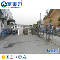 Ligne de mise en bouteille d'eau complète de A à Z en Chine, 300 BPH, 500 BPH, 600 BPH, 20 litres, 189 litres, 19 l, 5 gallons
