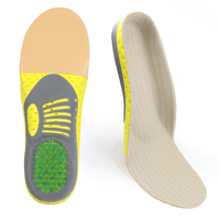 Semelles de sport EVA 2 pièces échangeables avec soutien de la voûte plantaire, antichoc, anti-humidité, anti-odeur, antidérapantes, respirantes et antimicrobiennes