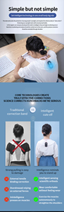 <span class=keywords><strong>Correcteur</strong></span> de posture intelligent pour le haut du dos pour hommes et femmes, rappel de vibration intelligent, gel de silice, taille unique - Product Image 4