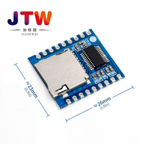 โมดูลควบคุมเสียง XY-V17B พร้อมเครื่องเล่น MP3การ์ด SD TF สำหรับไมโครคอนโทรลเลอร์โครงการ IOT - Product Image 2