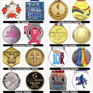 Médaille de récompense souvenir personnalisée en alliage de zinc 2D 3D gravée et imprimée en UV, sports et jeux, 12 constellations - Product Image 6