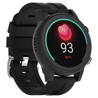 Reloj Inteligente 4G para Personas Mayores con GPS+WIFI+LBS, Posicionamiento Multimodo, SOS de Emergencia y Monitoreo de Salud