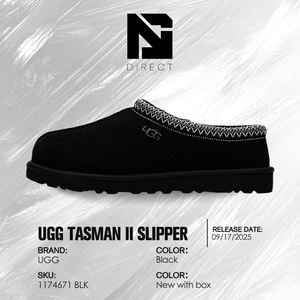 Botas Tasman 2 'negras' Dropshipping Ugly Boots Originales de Invierno con Forro de Lana de Oveja, Zapatos Sin Cordones, Pantuflas Ugg para Mujer y Hombre - Product Image 6