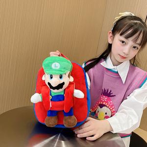 Sac de jouets en peluche <span class=keywords><strong>Mario</strong></span> créatif avec les frères plombiers, personnage de jeu de collection, poupée en peluche <span class=keywords><strong>Mario</strong></span> - Product Image 6