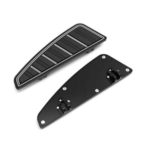 Nouvelles plateformes de moto, repose-pieds pour conducteur, aluminium noir, pour Road <span class=keywords><strong>Electra</strong></span> Glide Street Glide Softail - Product Image 4