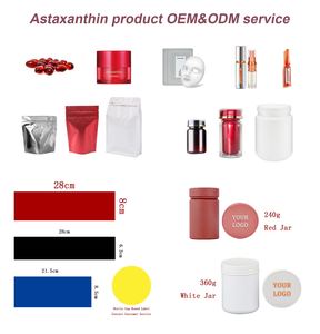 2% アスタキサンチンマイクロカプセルパウダー天然有機ヘマトコッカスPluvialisエキス食品グレードパッケージバッグ1kg - Product Image 2