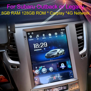 Radio para Auto con Android <span class=keywords><strong>13</strong></span> y 128 GB de ROM, Pantalla Multimedia Tipo Tesla, GPS, Navegación y Estéreo para Subaru Outback Impreza Legacy 2009-2014 (Volante a la Izquierda) - Product Image 4