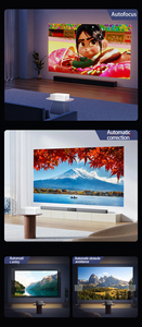 Máy chiếu Video Y3 1000 Lumens 4K HD 1080P WIFI Android 9 cho Trò chơi giáo dục tại nhà & tính năng 3D kinh doanh để sử dụng ngoài trời - Product Image 3