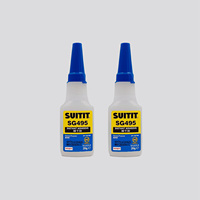 Colle acrylique super puissante équivalente à 495, résistante à 120°C, adhésif universel pour câbles, plastique, bois et emballages