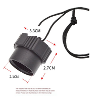 Cache de protection fileté pour régulateur de plongée DIN, capuchon anti-poussière pour réducteur de plongée, coque de protection pour réducteur de plongée