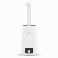 Humidificateur Électrique Ultrasonique 23,8 L avec Stérilisation pour la Préservation Commerciale de la Fraîcheur des Légumes et Fruits, Tuyau/Roues Réglables