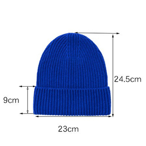 Wholesale Luxury Quality Blank Knitted Beanie Cap <b>Hat</b> Custom Logo 100% Wool <b>Hats</b> Women Fashion Men Unisex Knitted Winter <b>Hats</b> - Product Image 4