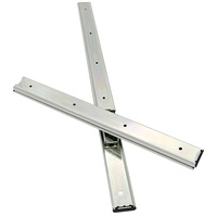 Glissières de tiroir à roulement à billes HVPAL 700mm à double superposition Charge de 60kg Glissières industrielles pour armoires à outils et équipement médical
