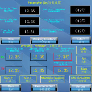 Lâmpadas de iluminação e dispositivo elétrico para câmara de teste de chama de agulha IEC 60695-2-2 IEC 60695-11-5 - Product Image 5