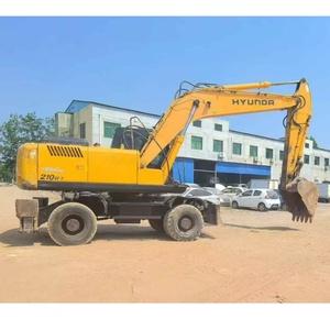 Excavadora Hidráulica Hyundai 210W-7 Usada Original de Corea con Motor Cummins, Caja de Cambios y Motor - Maquinaria de Construcción - Product Image 1