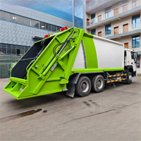 Camion compacteur de déchets Howo 6x4 avec moteur Weichai, 371HP/400HP Euro2, pneus 12R22.5, conduite à gauche/droite, essieu HC16