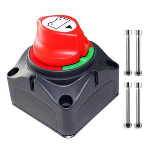 Interrupteur de coupure de courant 12-48V, interrupteur d'alimentation étanche pour voiture, camping-car, bateau avec vis - Product Image 1